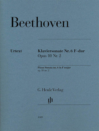 Beethoven Piano Sonata No 6 in F major Opus 10 No 2