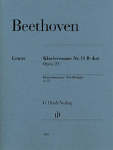 Beethoven Piano Sonata No. 11 in B-flat Major, Op. 22