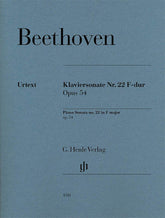 Beethoven Piano Sonata No. 22 in F Major, Op. 54