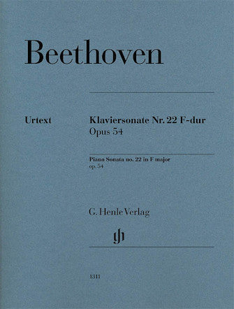 Beethoven Piano Sonata No. 22 in F Major, Op. 54