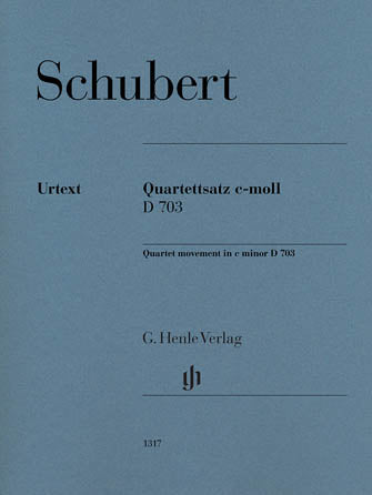 Schubert String Quartet Movement in c minor D 703