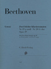 Beethoven 2 Easy Piano Sonatas Nos 19 and 20 Opus 49