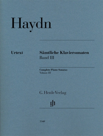 Haydn Complete Piano Sonatas, Volume 3 Revised with Fingering