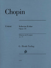 Chopin Scherzo in E Major Op. 54 Piano