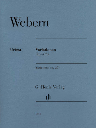 Webern Variations Op. 27