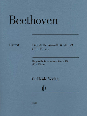 Beethoven Bagatelle in A minor WoO 59 (Für Elise)