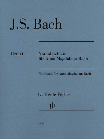 Bach Notebook for Anna Magdalena Bach (edition without fingering)