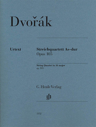 Dvorak String Quartet in A flat major Opus 105