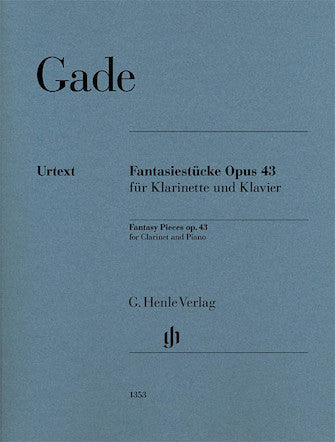 Gade Fantasy Pieces Op. 43 Clarinet And Piano