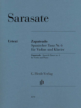 Sarasate Zapateado, Spanish Dance No. 6 Violin and Piano