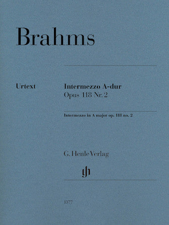 Brahms Intermezzo in A major Opus 118 No 2
