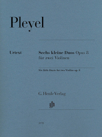 Pleyel Six Little Duets Op. 8 Two Violins
