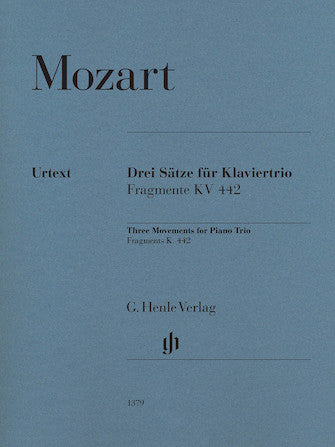 Mozart 3 Movements for Piano Trio (Fragments) K 442