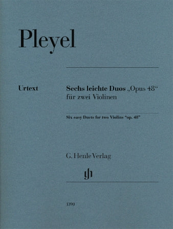 Pleyel 6 Duets for 2 Violins, Op. 48