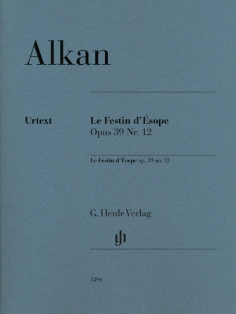 Alkan Le Festin d'Esope, Op. 39, No. 12 for Piano