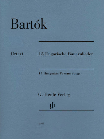 Bartok 15 Hungarian Peasant Songs for Piano Solo
