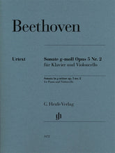 Beethoven Cello Sonata in G Minor, Op. 5, No. 2
