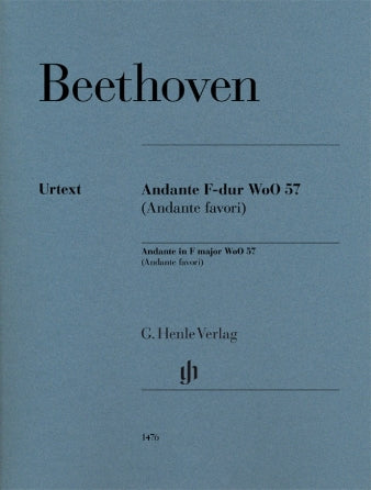 Beethoven Andante In F Major, WoO 57 (Andante favori) for Piano