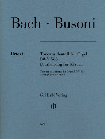 Bach-Busoni Toccata in D Minor arranged for Piano, BWV 565