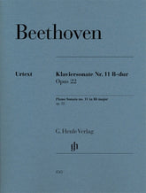 Beethoven Piano Sonata No. 11 in B-Flat, Op. 22