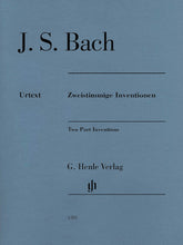 Bach Two Part Inventions Revised Edition – Paperbound Without Fingerings