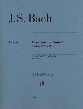 Bach French Suite No. 6 in E-Flat Major BWV 817 with fingerings