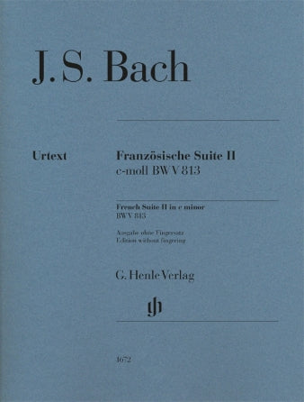 Bach French Suite No. 2 in C Minor BWV 813 without fingerings