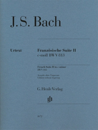Bach French Suite No. 2 in C Minor BWV 813 without fingerings
