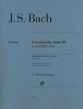 Bach French Suite 3 w/o fingering