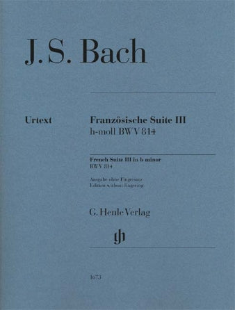 Bach French Suite 3 w/o fingering