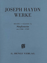 Haydn Sinfonias About 1766-1769 Complete Edition W/ Critical Report, Paperbound