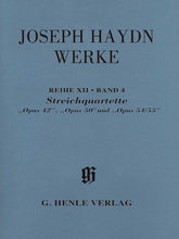 Haydn String Quartets Op. 42, Op. 50 And Op. 54/55 W/ Critical Report Sxii/v4 Softcover