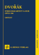 Dvorak String Quartet G Major Op 106 Study Score