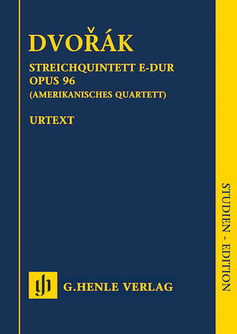 Dvorak String Quartet in F Major Op. 96 (American Quartet) Study Score