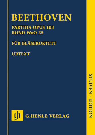 Beethoven Parthia Op. 103 - Rondo WoO 24 Study Score