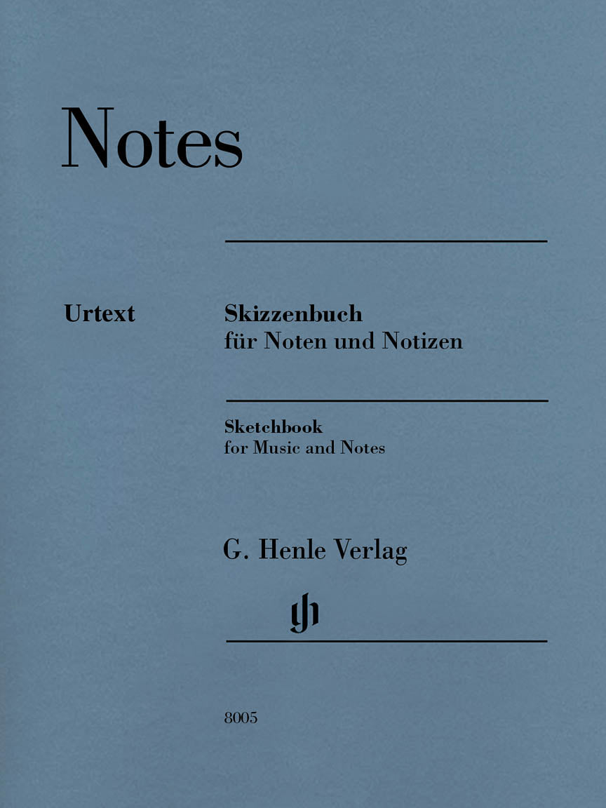 Manuscript Paper Pad: Henle Notes - Softcover Sketchbook For Music And Notes, 32 Pages 14 Stave (9"x12")