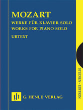 Mozart Works for Piano Solo