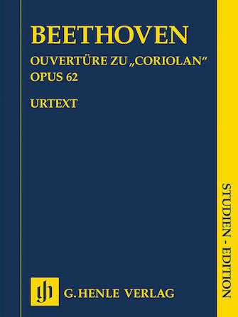 Beethoven Coriolan Overture Op. 62 Study Score
