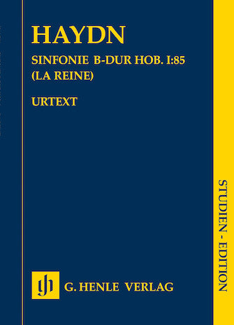 Haydn Symphony B-Flat Major Hob. I:85 (La Reine) Orchestra Study Score