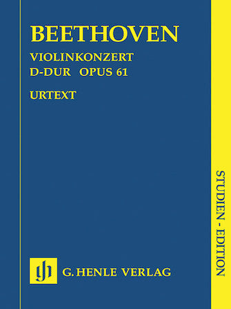 Beethoven Violin Concerto in D major Opus 61