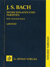 Bach Sonatas and Partitas for Solo Violin BWV 1001-1006