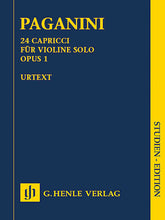 Paganini Twenty-Four (24) Capricci, Op. 1 Study Score