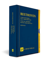 Beethoven Vocal Works with Orchestra Study Score