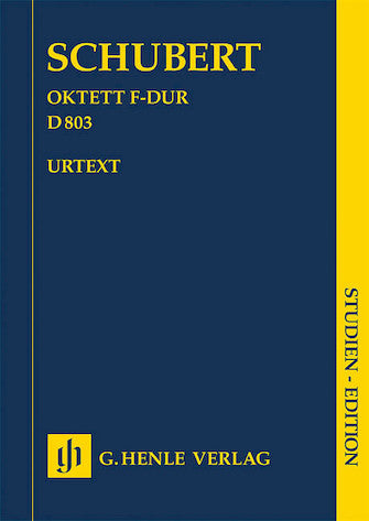 Schubert Octet in F Major D 803 - Study Score