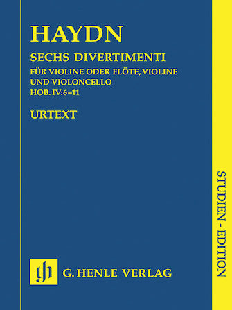 Haydn 6 Divertimenti Hob IV:6-11