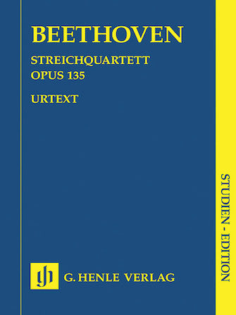 Beethoven String Quartet F Major Op. 135
