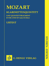 Mozart Clarinet Quintet in A major K581 and Fragment K.Anh. 91 (516c)