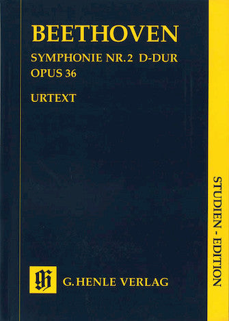 Beethoven Symphony D Major Op. 36, No. 2 Study Score