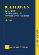 Beethoven Romances for Violin and Orchestra Op. 40 & 50 in G and F Major Study Score