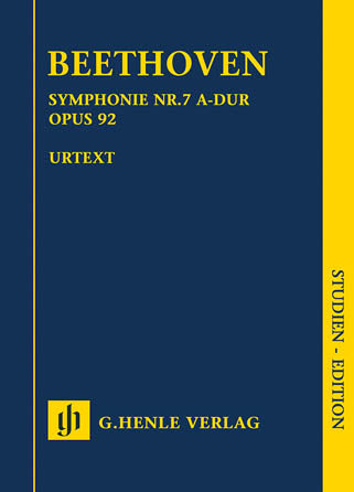 Beethoven Symphony No. 7 a Major Op. 92 Orchestra  Study Score